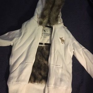 Abercrombie fur zip up